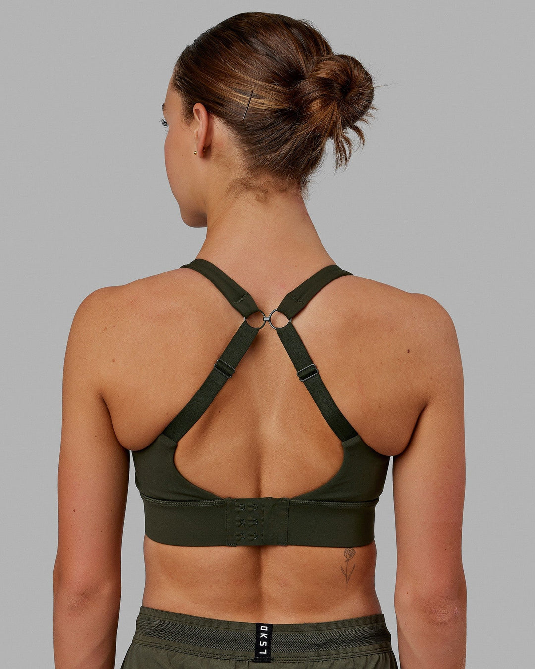 Gymshark Cut Out Back High Support Sports Bra, B/C-E/F - Black