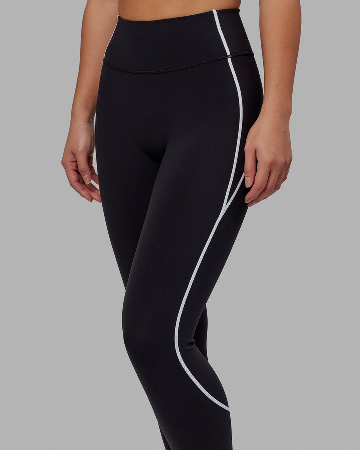 Woman wearing Pulse Full Length Tight - Black