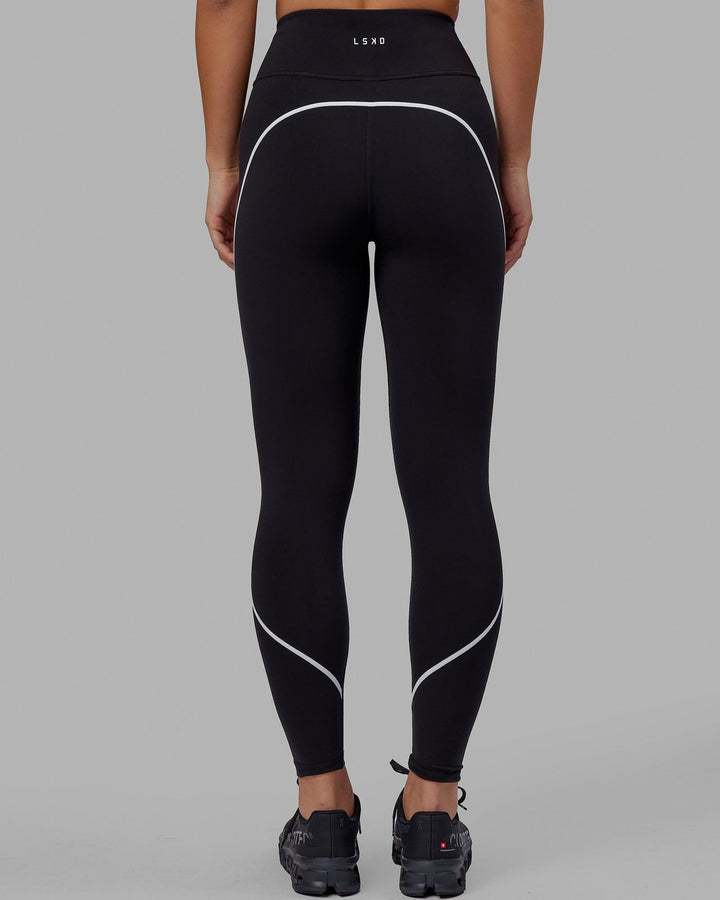 Woman wearing Pulse Full Length Tight - Black