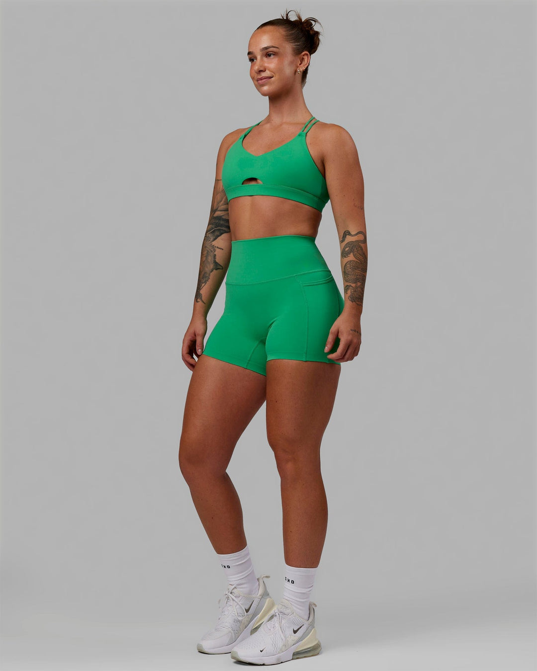 Pursue Sports Bra - Holly green