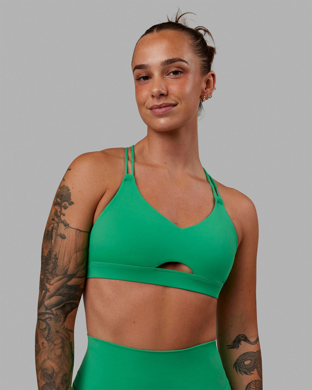 Pursue Sports Bra - Holly green