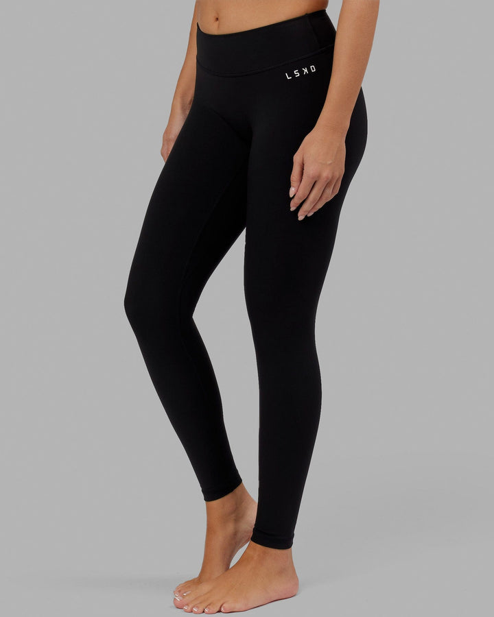 Woman wearing RXD Full Length Tights - Black