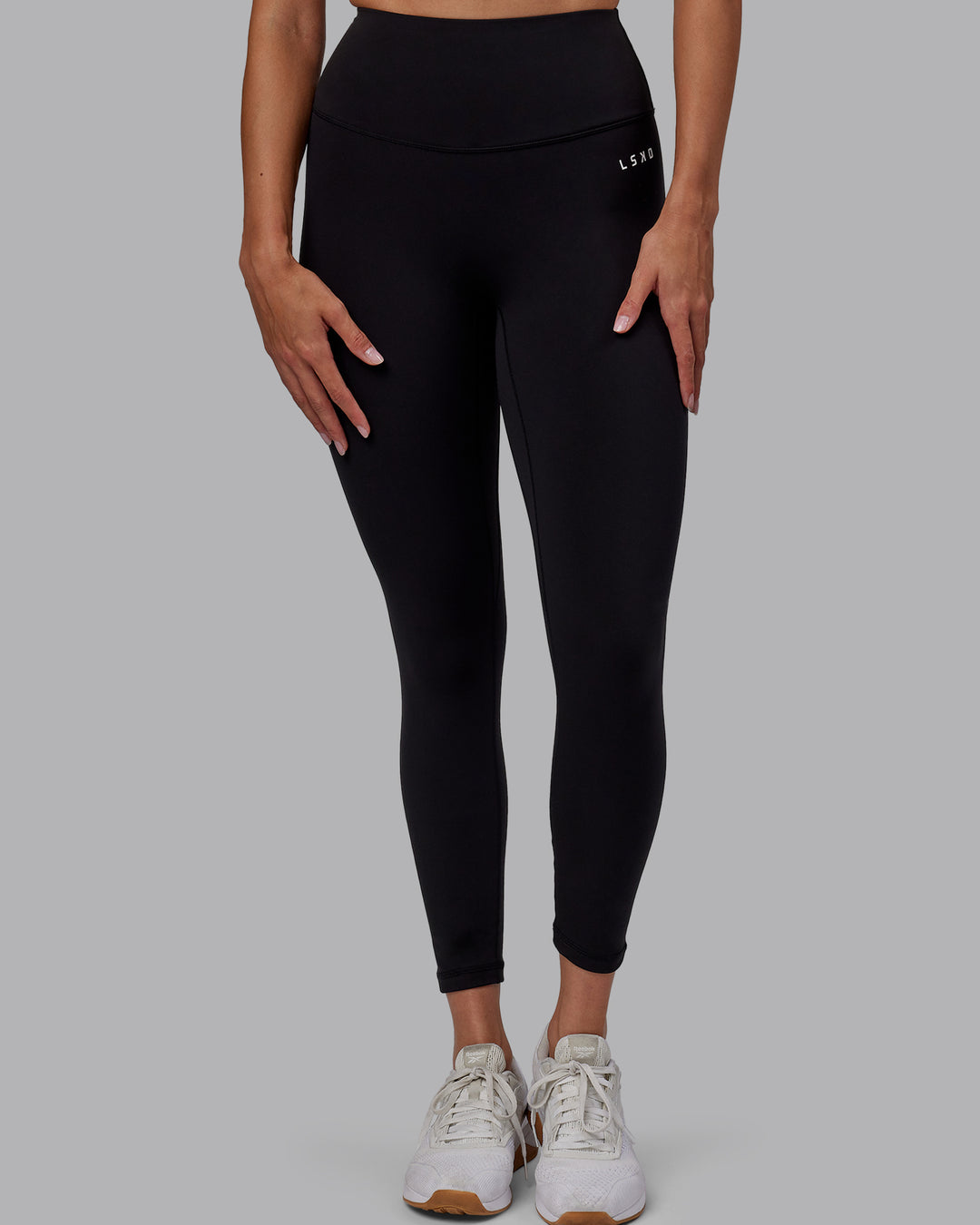 Woman wearing RXD High-Rise 7/8 Legging - Black