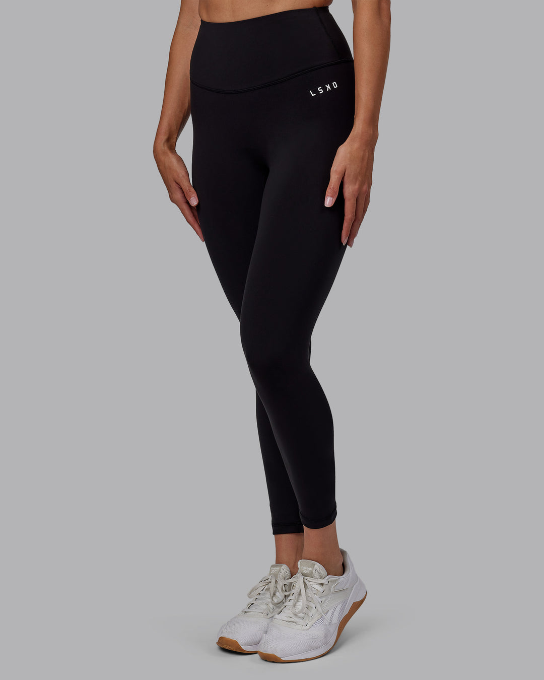 Woman wearing RXD High-Rise 7/8 Legging - Black