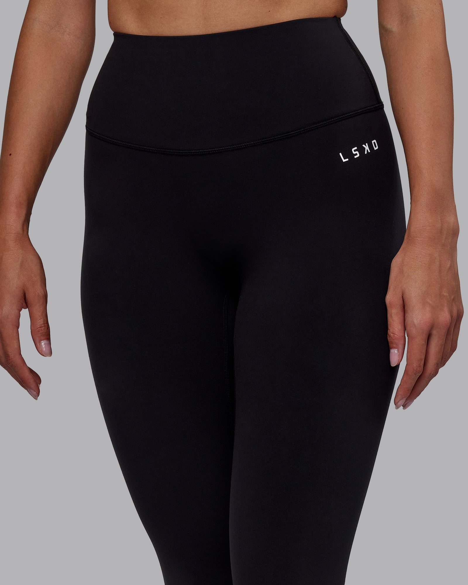 Woman wearing RXD High-Rise 7/8 Legging - Black