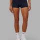 Woman wearing RXD Micro Short Tights - Navy