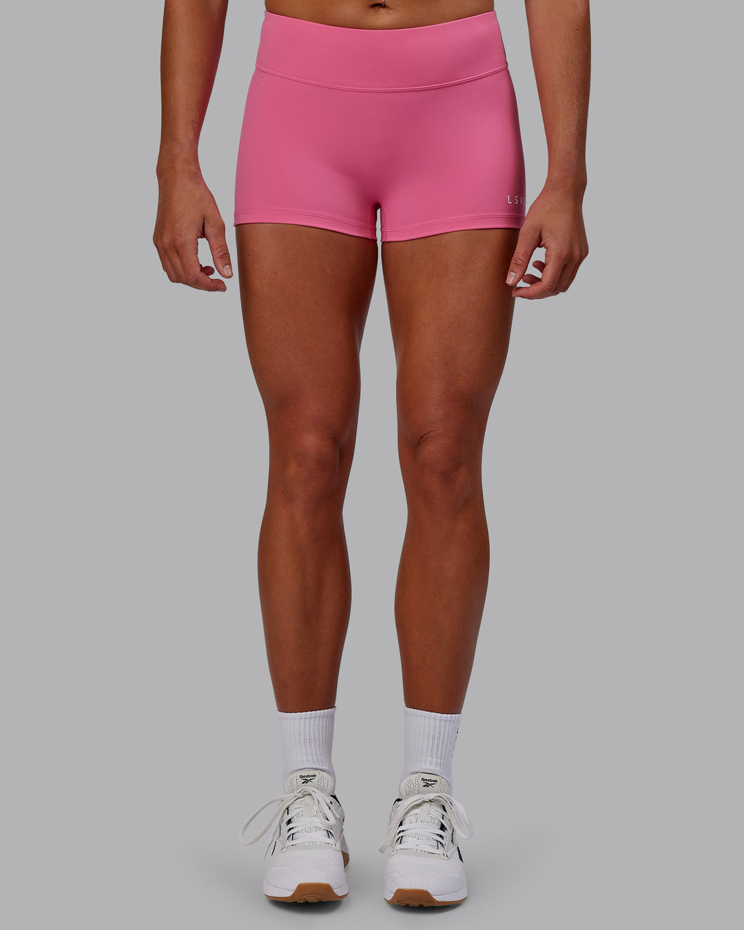 Woman wearing RXD Low-Rise 2&quot; Short - Carmine Rose