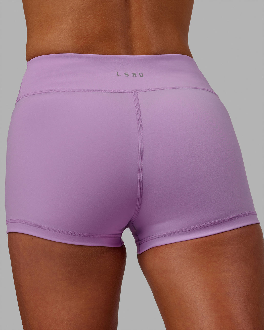 Woman wearing RXD Low-Rise 2" Short - Light Violet
