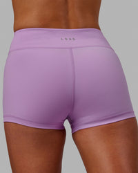 Woman wearing RXD Low-Rise 2" Short - Light Violet