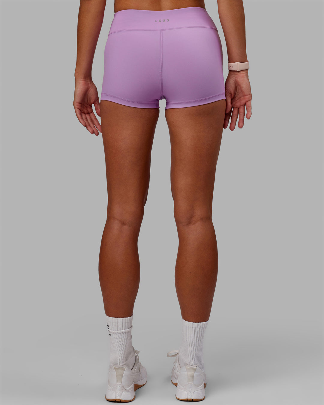 Woman wearing RXD Low-Rise 2" Short - Light Violet