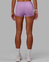 Woman wearing RXD Low-Rise 2" Short - Light Violet