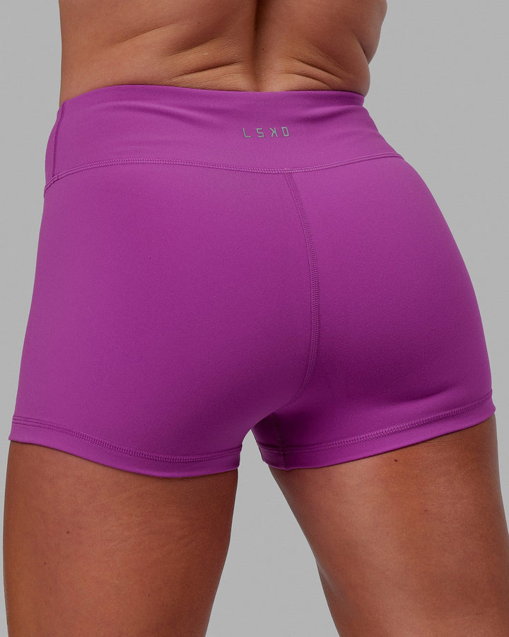 Woman wearing RXD Micro Short Tights - Orchid