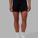 Woman wearing RXD Mid Short Tight - Black