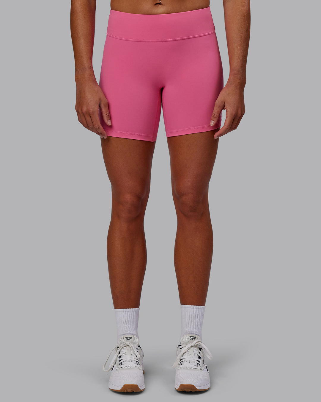 Woman wearing RXD Low-Rise 6&quot; Short - Carmine Rose