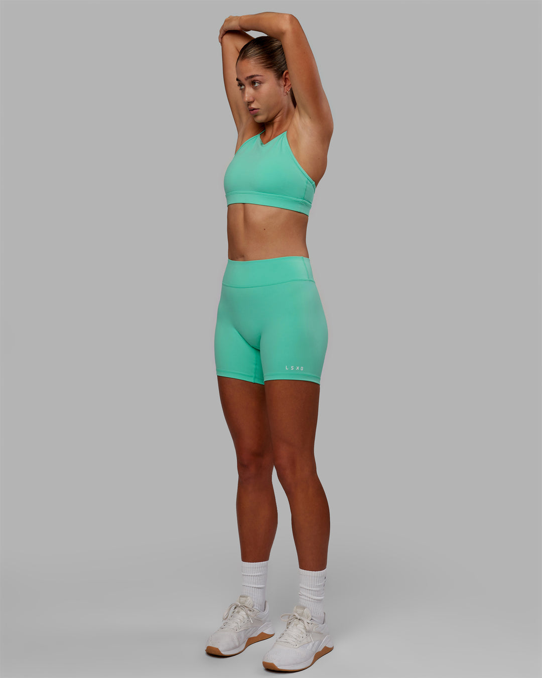 Woman wearing RXD Low-Rise 6" Short - Cockatoo