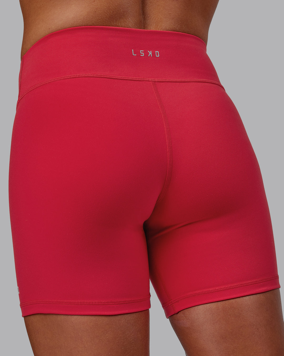 Woman wearing RXD Low-Rise 6&quot; Short - Scarlet