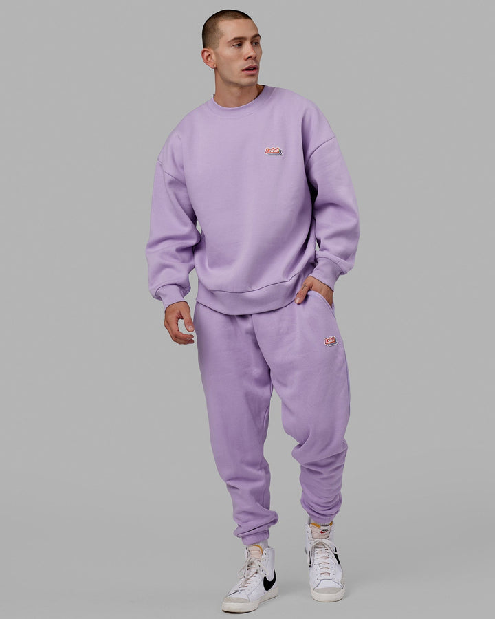 Unisex Radiate Track Pants - Pale Lilac