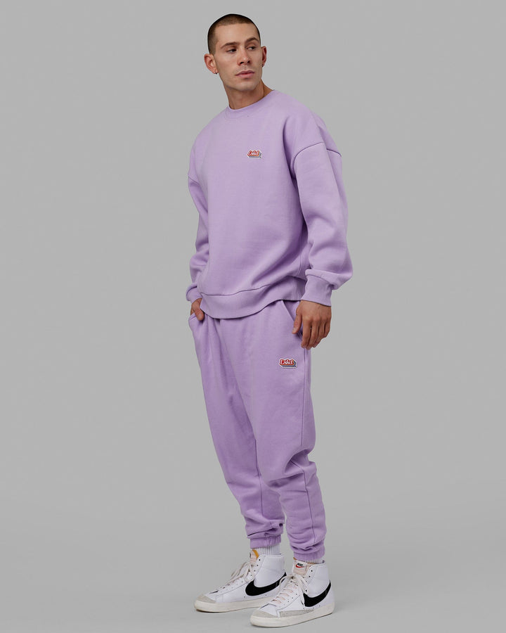 Unisex Radiate Track Pants - Pale Lilac