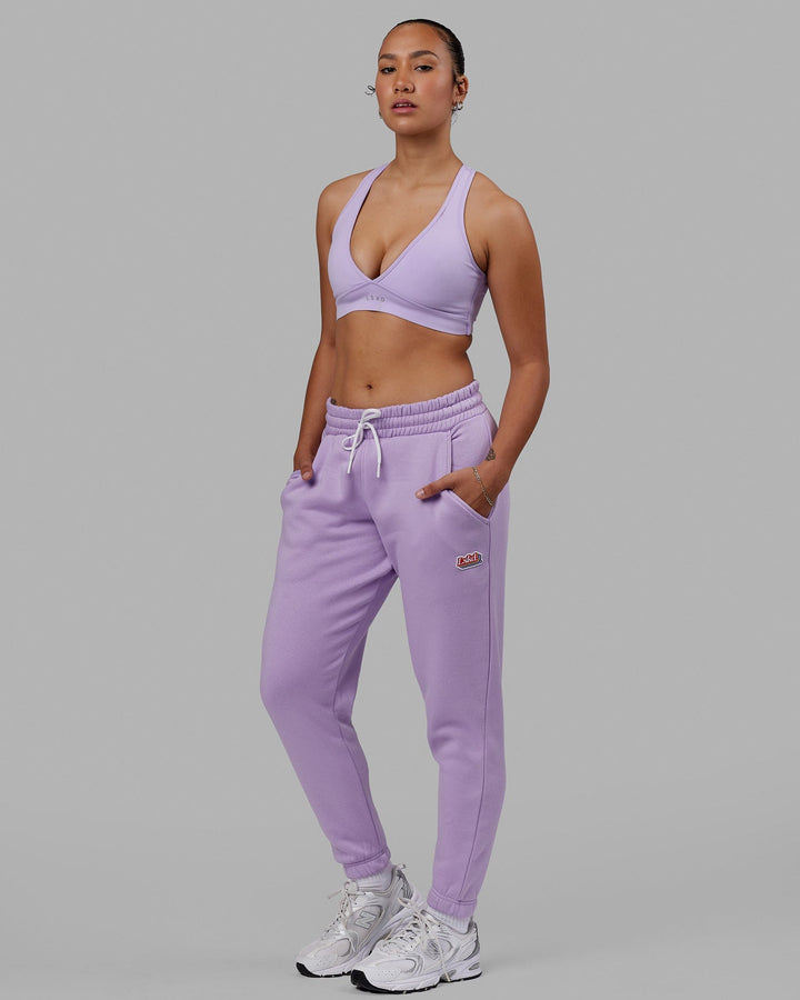 Unisex Radiate Track Pants - Pale Lilac