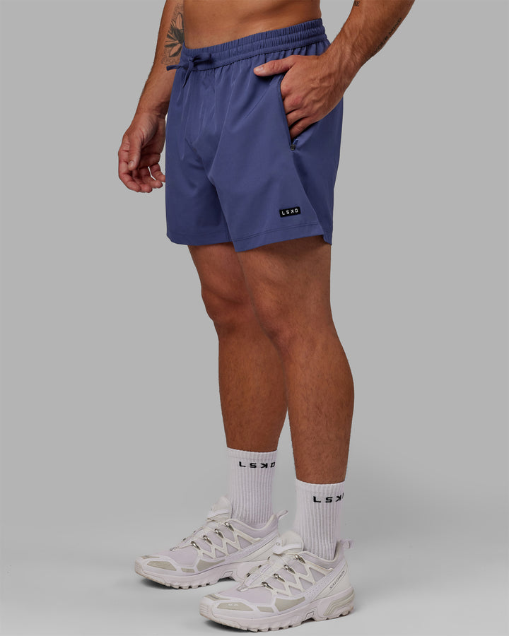 Man wearing Rep 5'' Performance Shorts - Future Dusk