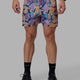 Man wearing Rep 5" Performance Shorts - Plasma Purple