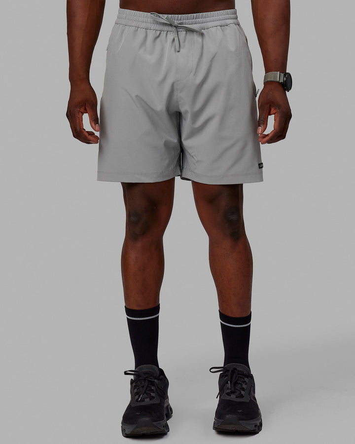 Man wearing Rep 7'' Performance Shorts - Ultimate Grey
