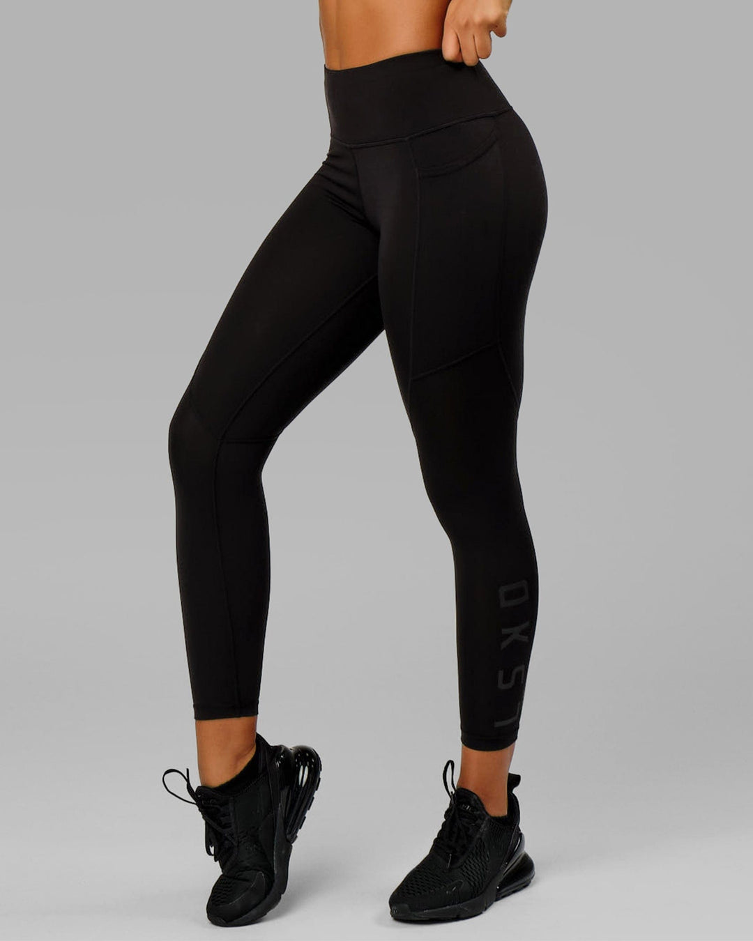 Rep 7/8 Length Tights - Black-Black