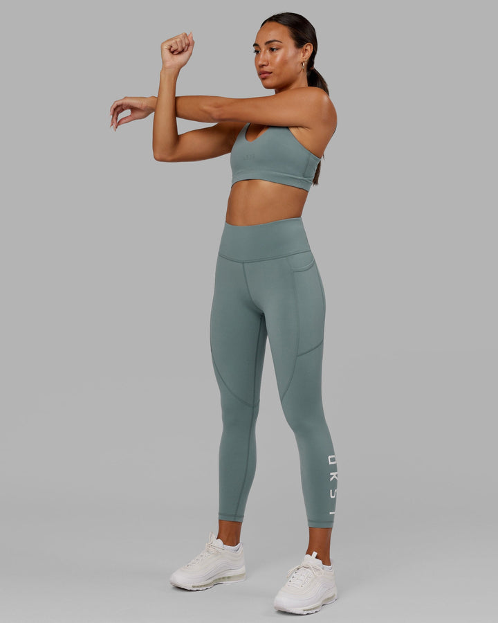 Woman wearing Rep 7/8 Length Tight - Eclipse