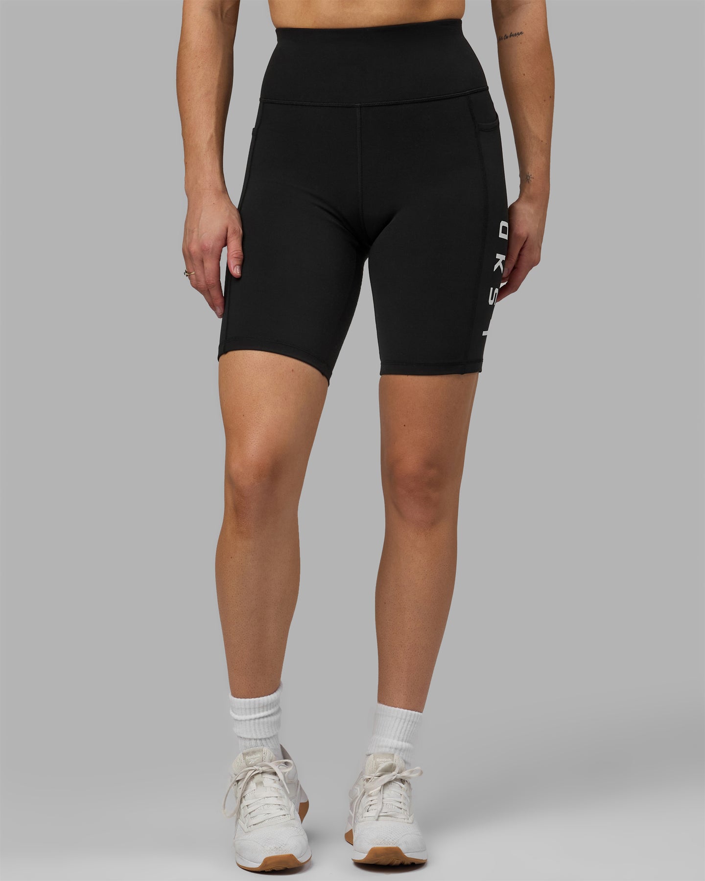 Rep Bike Shorts Black White LSKD
