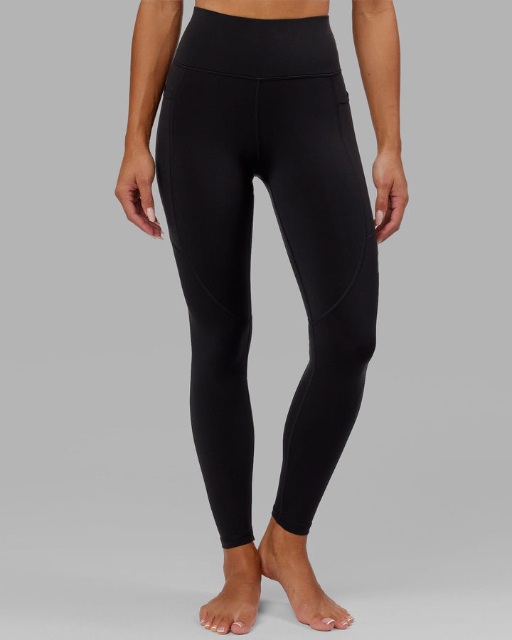 Rep Full Length Tight - Black-Flamingo