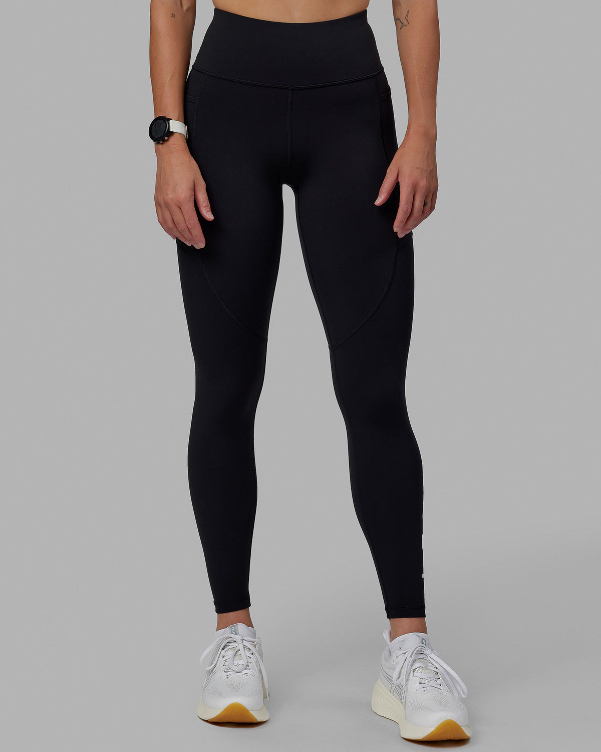 Black Full Length Leggings with Pockets