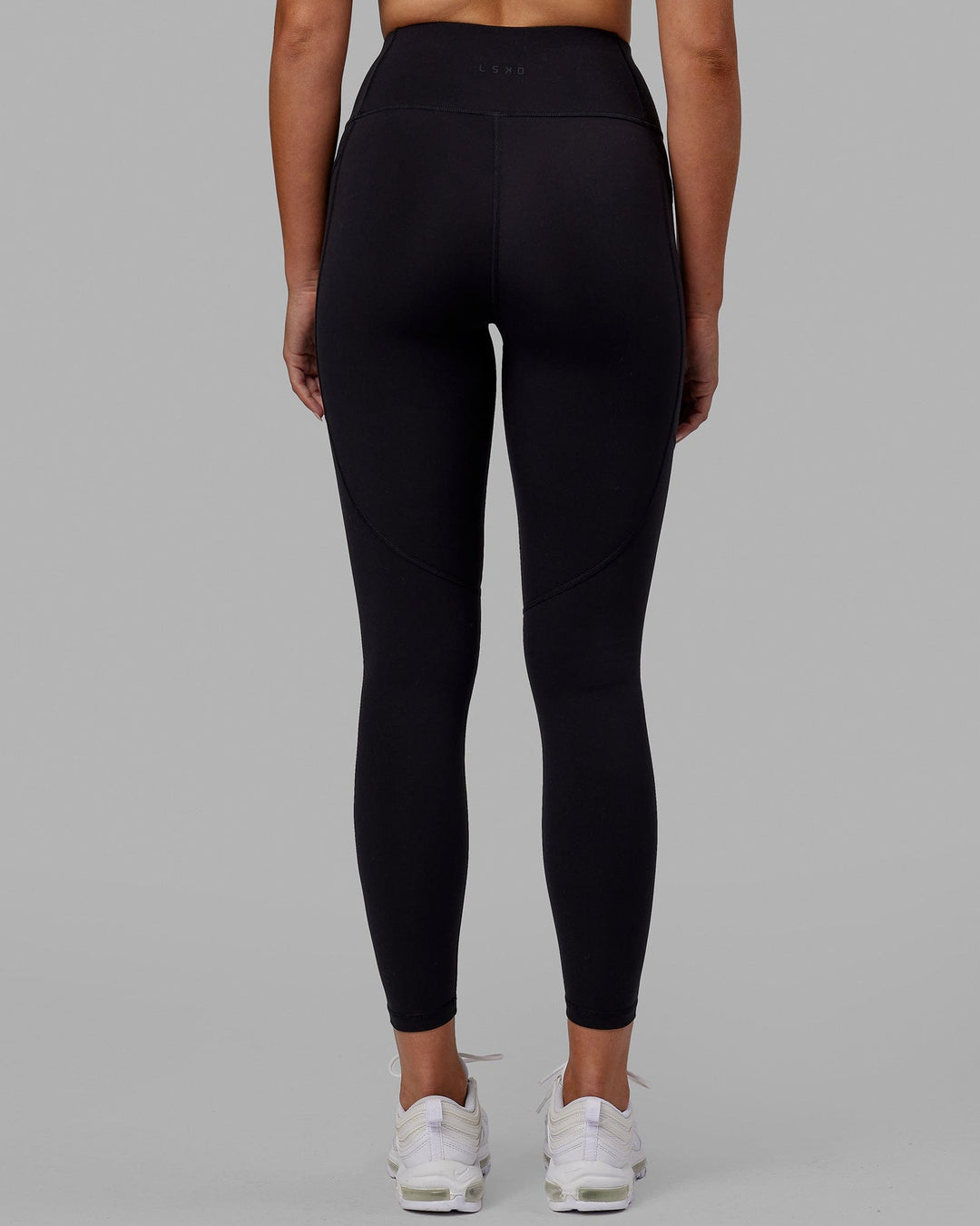 Woman wearing Rep Full Length Tight - Pride-Black