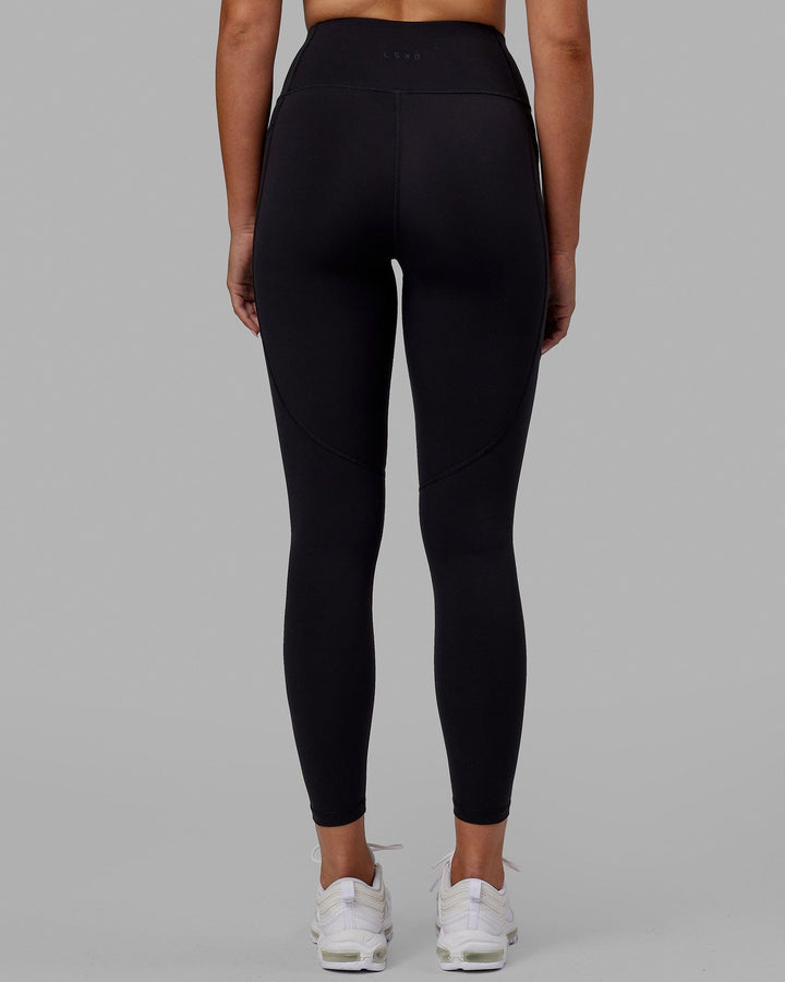 Woman wearing Rep Full Length Tight - Pride-Black