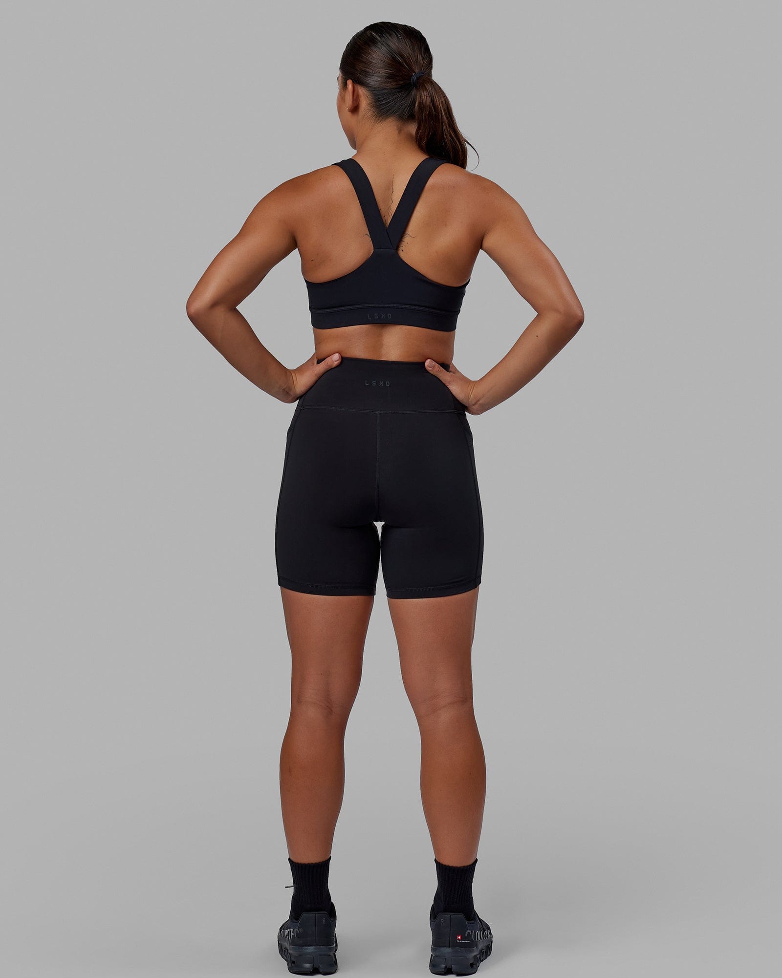 Black clearance tight shorts