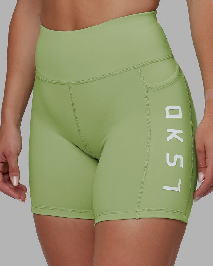 Rep Mid Short Tights - Green Fig