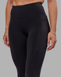Woman wearing Rep Ultra High-Rise Tall Legging Pockets - Black-White | Model:Bree | Size:S
