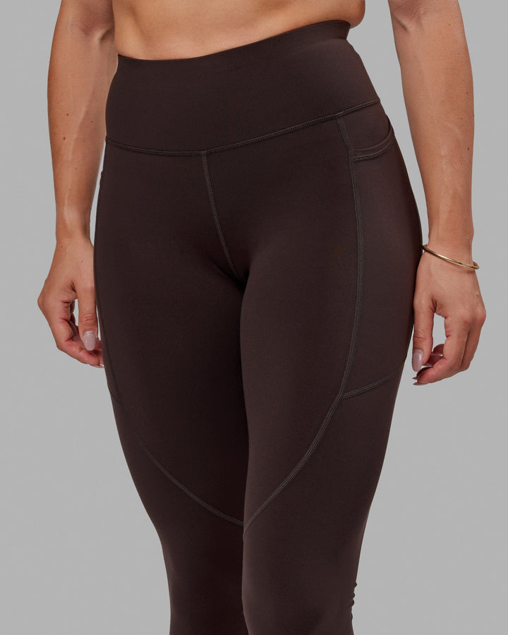 Woman wearing Rep X-Long Tight - Dark Walnut