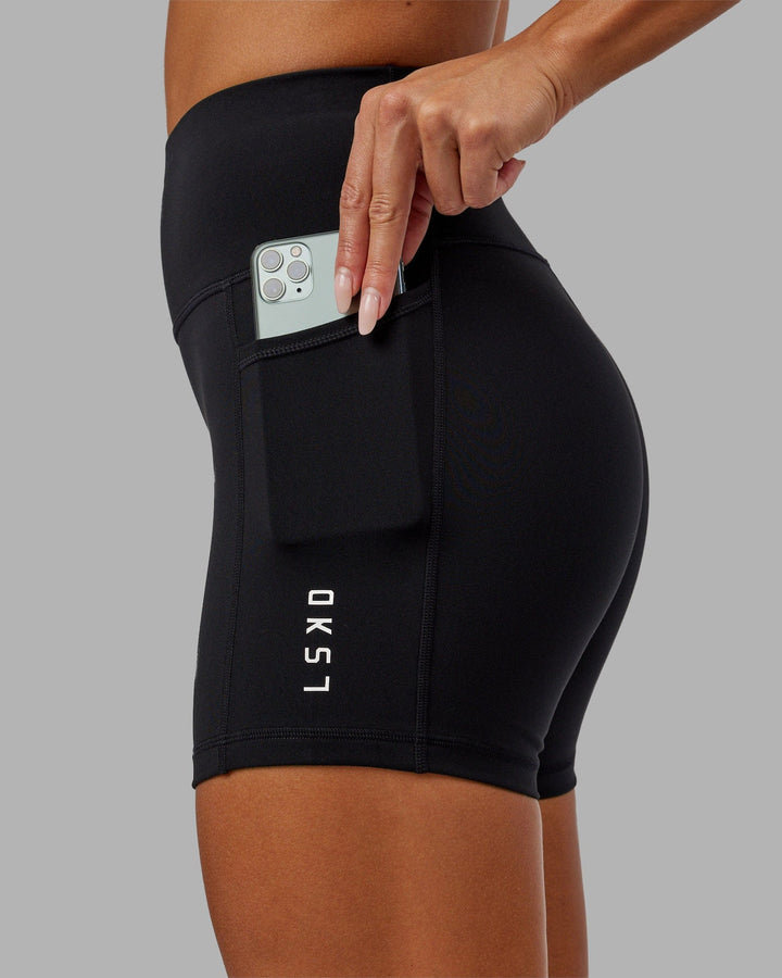 Woman wearing Rep X-Short Tight - Black-White
