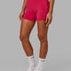 Woman wearing Rep X-Short Tight - Boysenberry