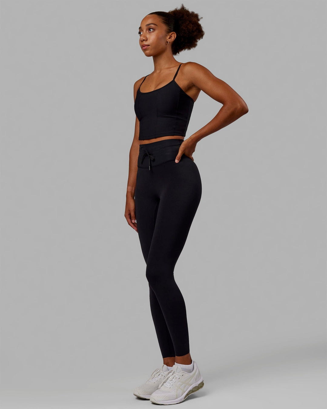 Woman wearing Resistance Ultra High-Rise Full Length Legging - Black