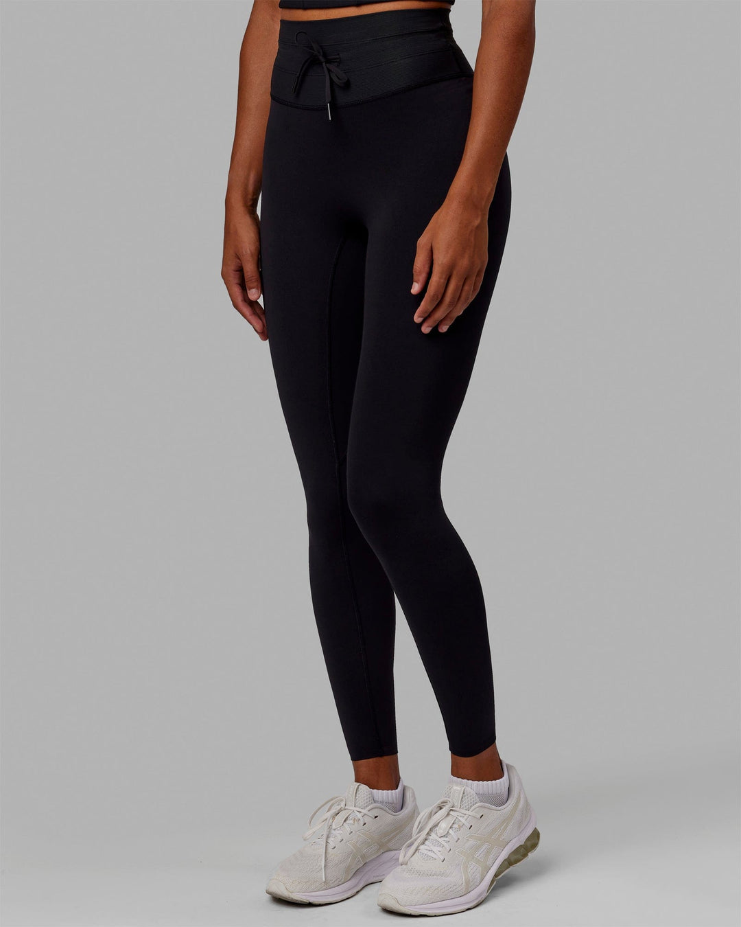 Woman wearing Resistance Ultra High-Rise Full Length Legging - Black