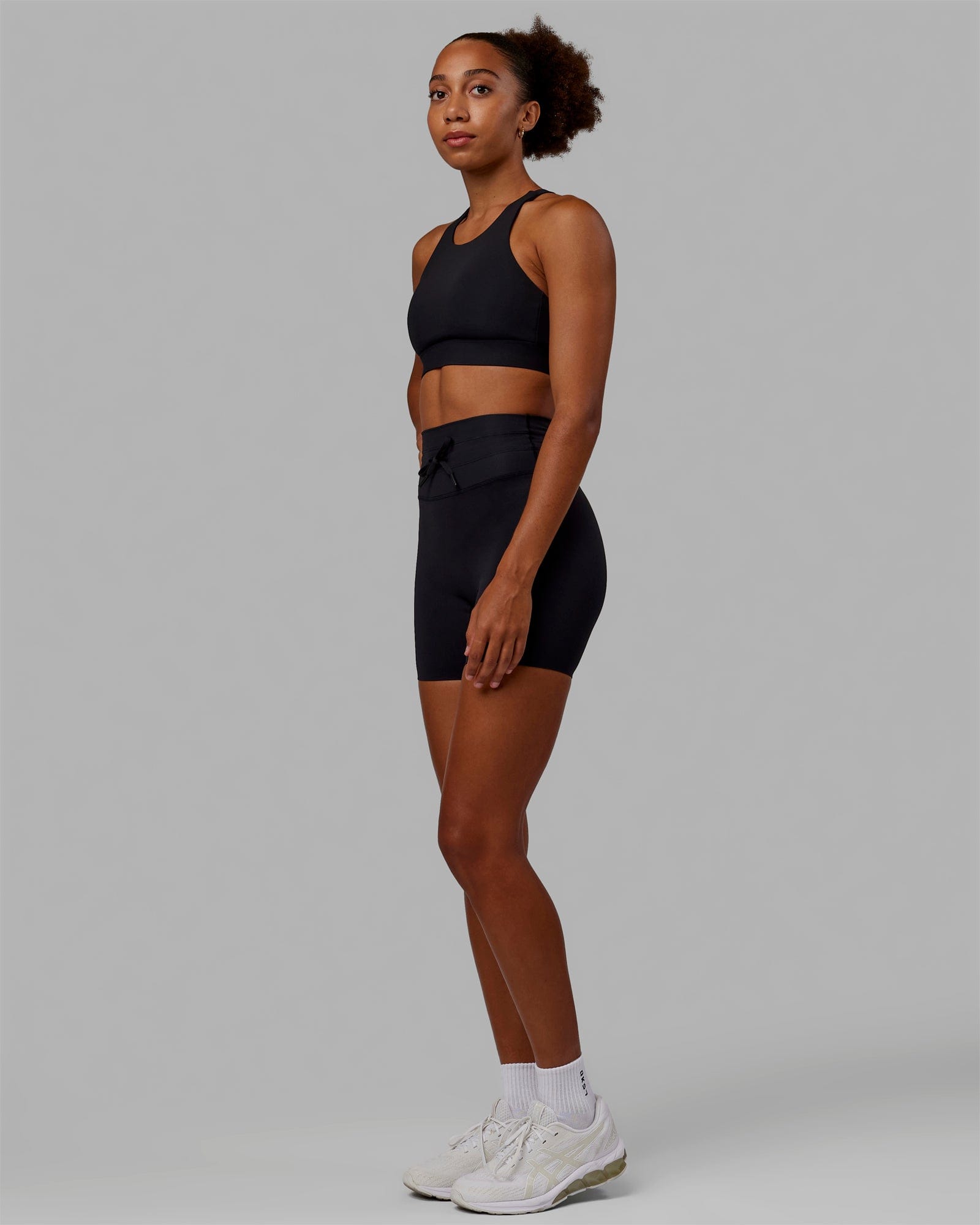 Woman wearing Resistance Ultra High-Rise 6" Short - Black