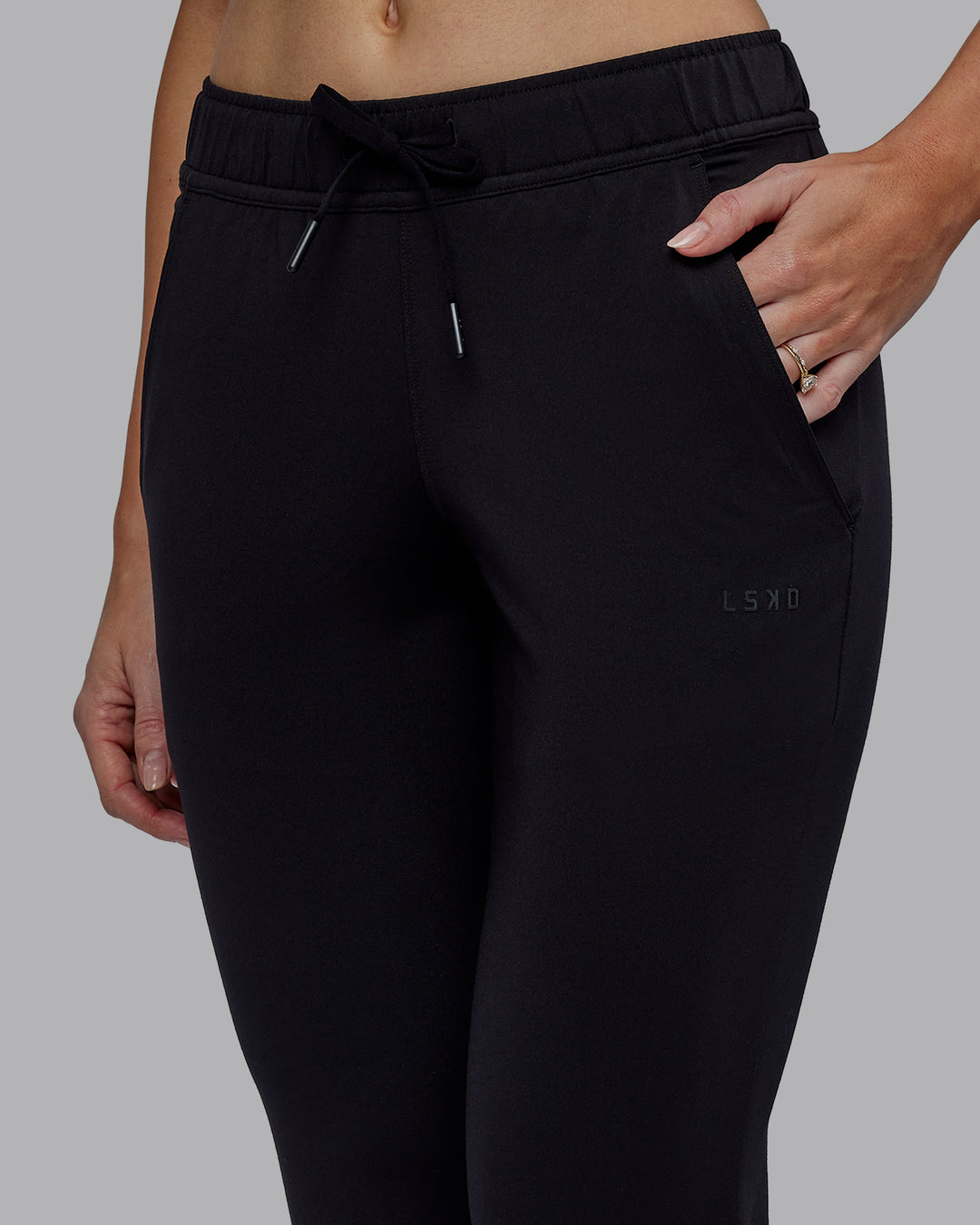 Women Wearing Restore CloudFLX Joggers - Black
