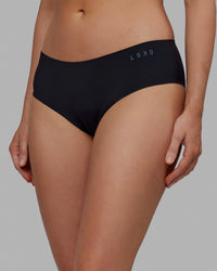 Woman wearing Seamless Brief - Black | Model:Grace | Size:S