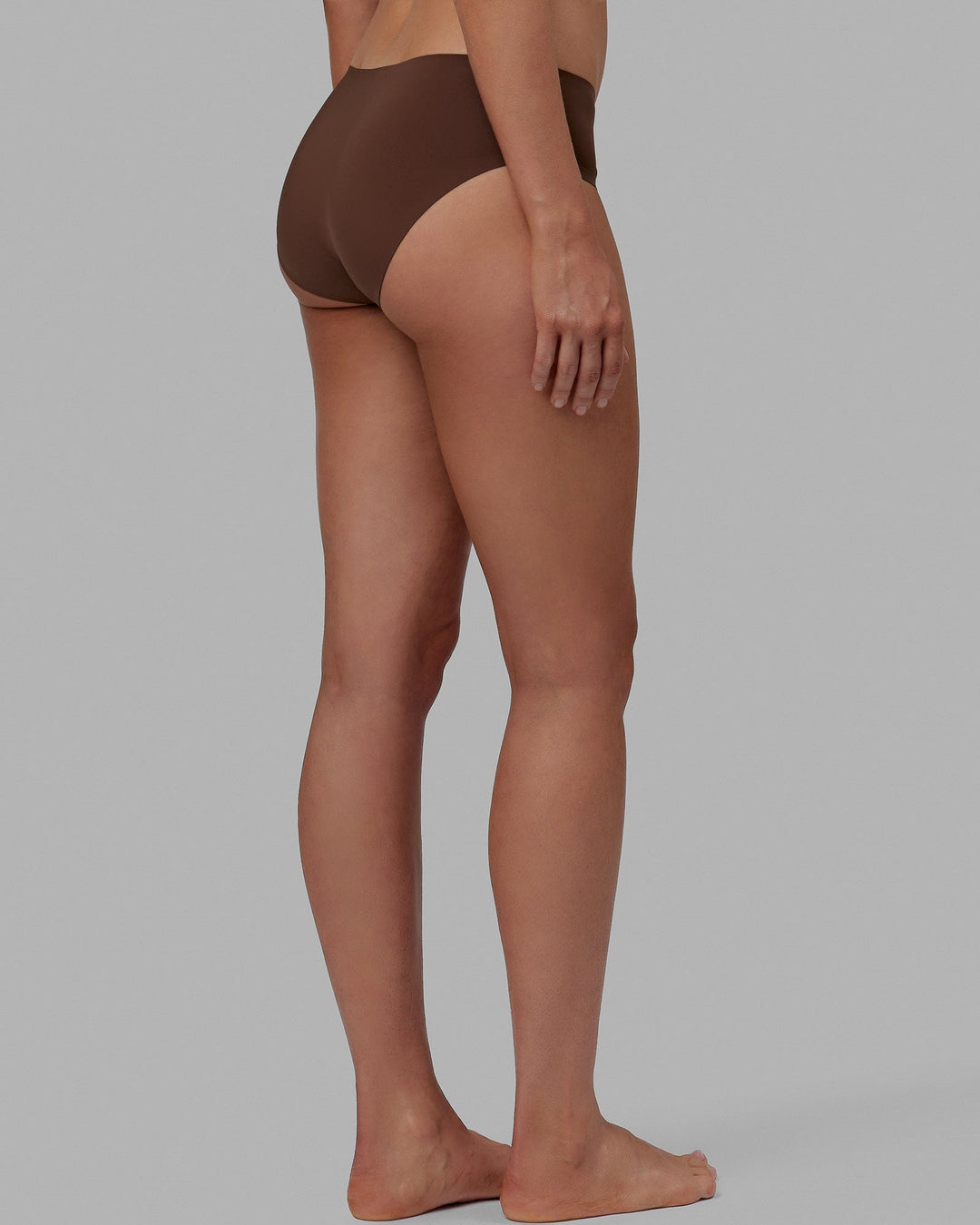 Woman wearing Seamless Brief - Cocoa