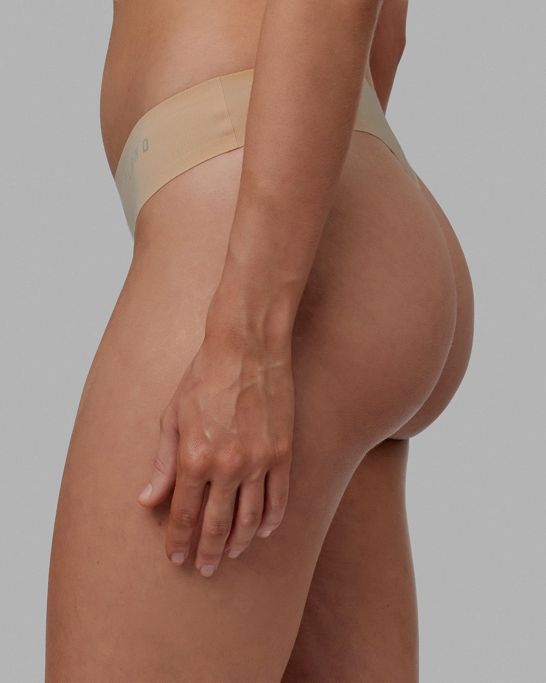 Woman wearing Seamless G-String - Off-White
