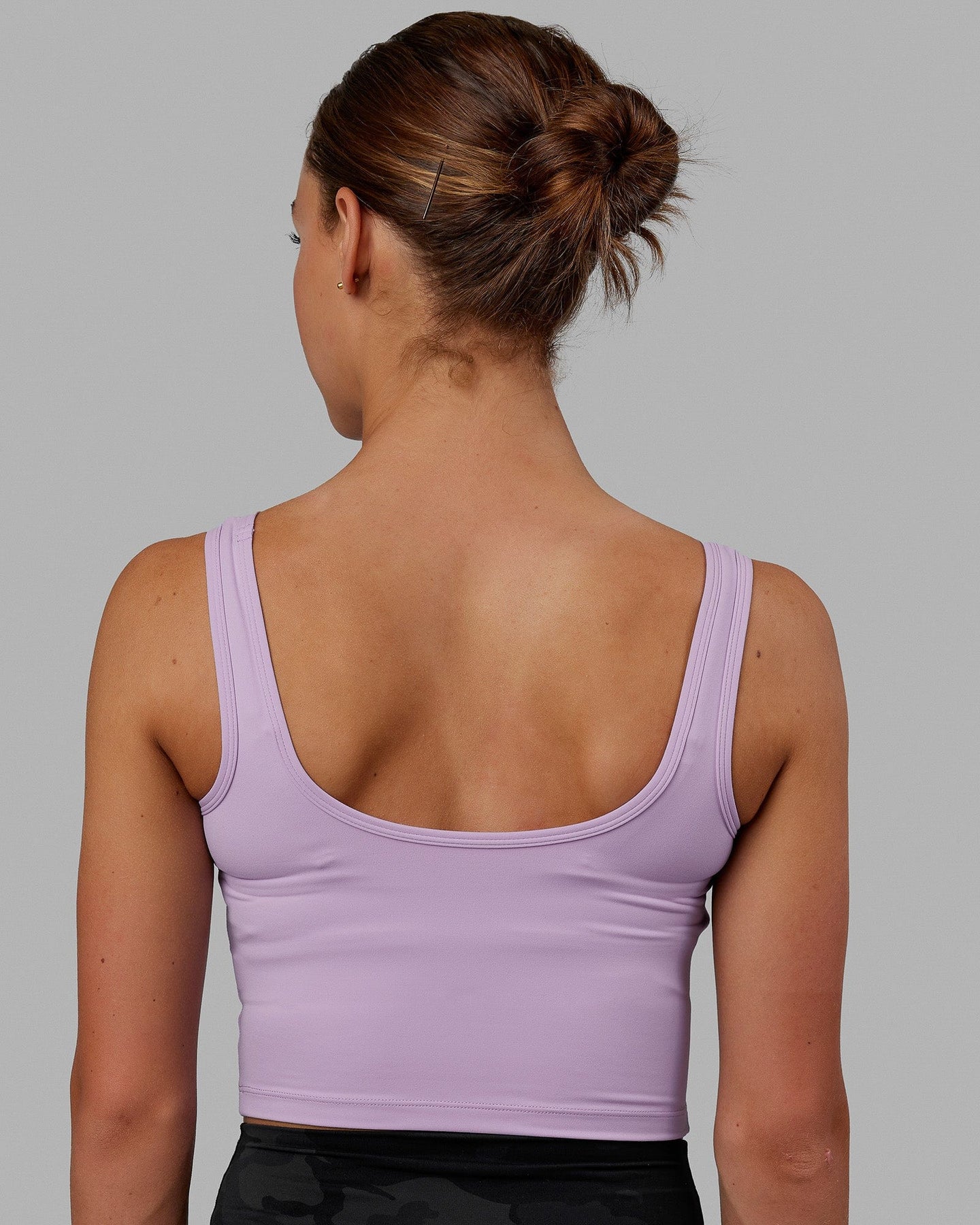 Squad Ribbed Tank - Pale Lilac