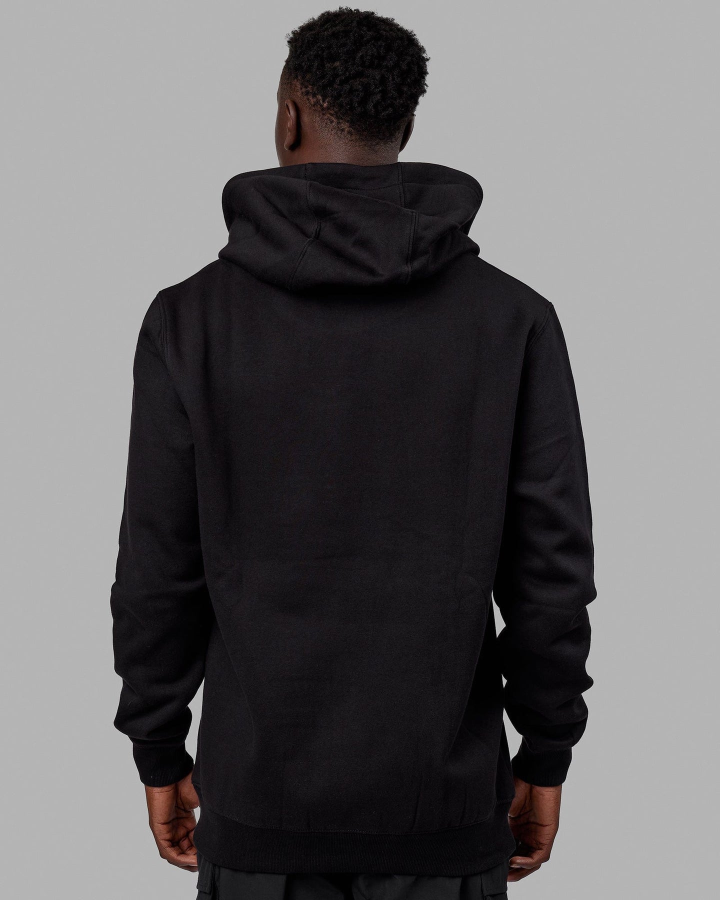 Unisex Structure Hoodie - Black-White | LSKD