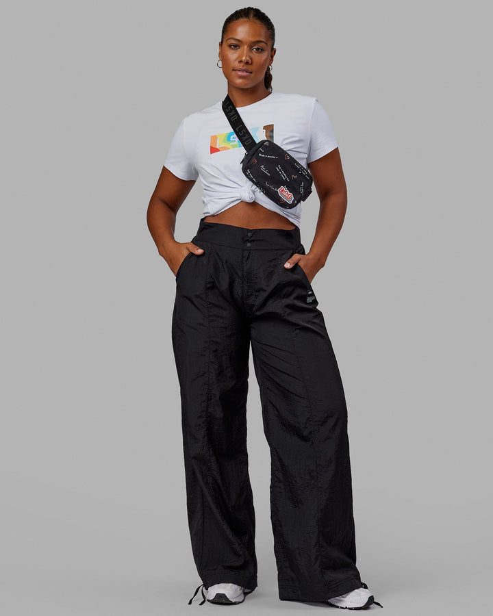 Woman wearing Together Tee - Pride-White