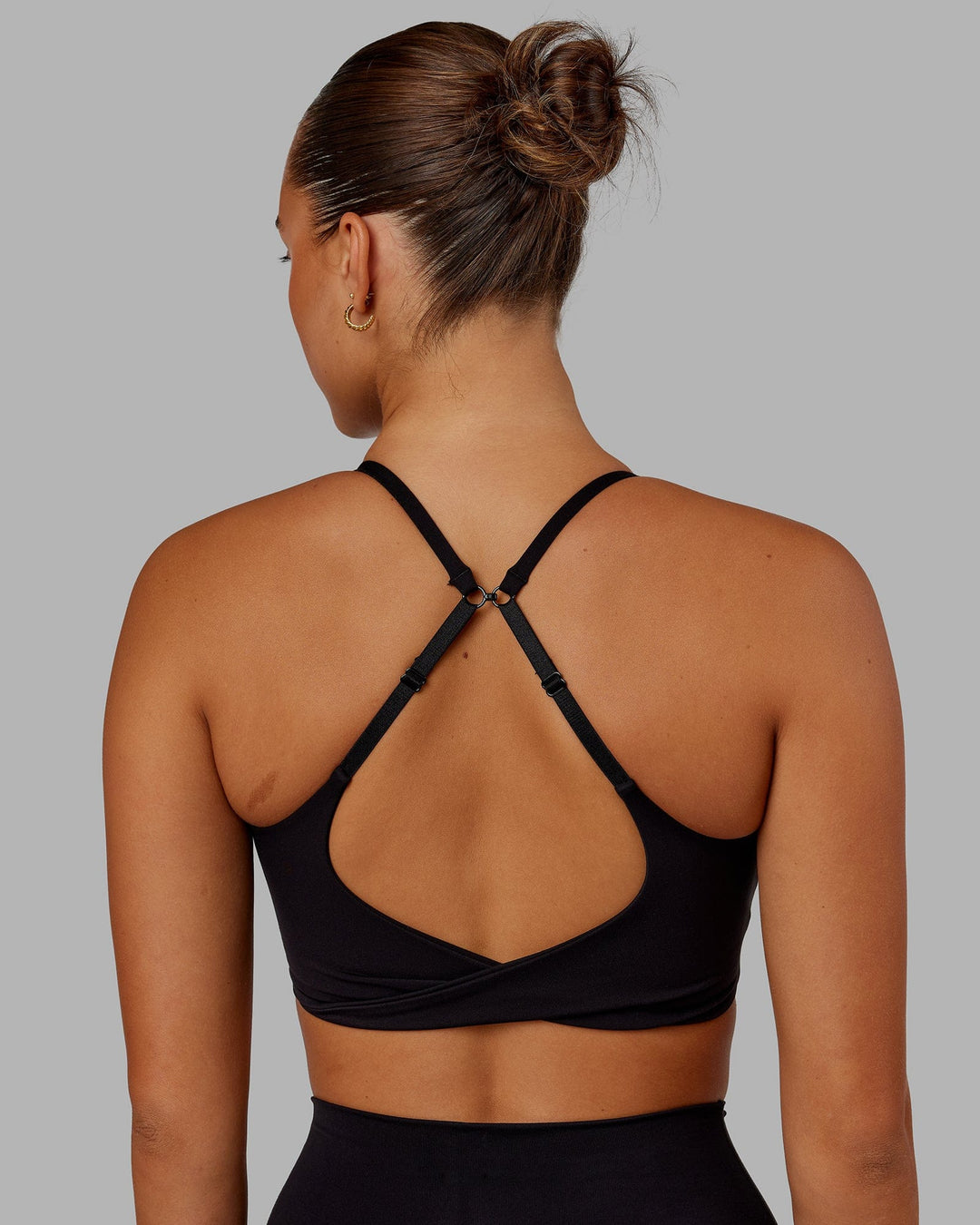 Twist Sports Bra - Black